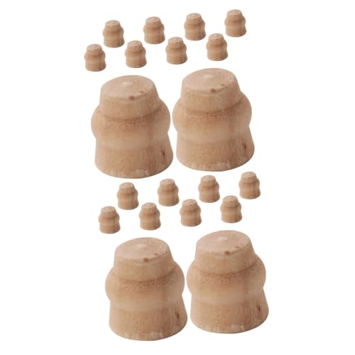 GETAJGHSD 20 STK Mini-tischzubehör Holzfüße Für Mini-möbel Miniatur-einrichtungsgegenstände Mini-stuhlbeine Mini-hausbedarf Miniatur-möbelbeine Mini Stuhlbein Aus Holz Lotusbaum Beige GETAJGHSD 20 STK Mini-tischzubehör Holzfüße Für Mini-möbel Miniatur-einrichtungsgegenstände Mini-stuhlbeine Mini-hausbedarf Miniatur-möbelbeine Mini Stuhlbein Aus Holz Lotusbaum Beige von GETAJGHSD