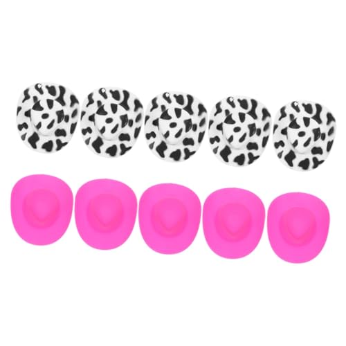 GETAJGHSD 20 Stück Austauschbare Hüte Für Spielzeug, Party Mini Hüte, DIY Puppenhüte, Kleine Hüte Zum Basteln, Mini Hüte Zum Basteln, Plastikhüte, Bastelpuppenhüte, Bezaubernde Kleine Hüte, von GETAJGHSD