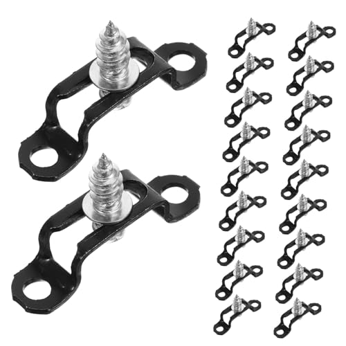 GETAJGHSD 20 Stück Edelstahl Verbindungsstücke, Bandklemmen, Drahtbandklemmen, U Förmige Halterung, Rohrklemmen, Robuste Schlauchklemme, Rohrklemme, Rohrbefestigungsklemme, Klemmen Für von GETAJGHSD