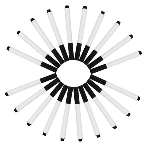 GETAJGHSD 20 Stück Whiteboard Stifte Mit Feiner Spitze, Trocken Abwischbare Marker, Schreibwarenmarker, Trocken Abwischbare Marker Für Kinder, Kreide Fenstermarker, Flüssigkreidemarker, von GETAJGHSD