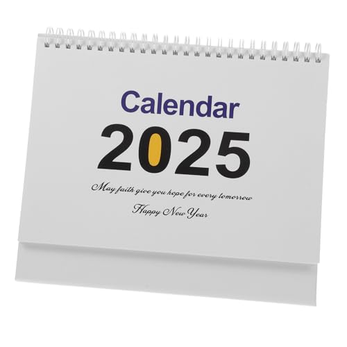 GETAJGHSD 2025 Tischkalender Notizblock Tischplaner Klappkalender Lehrer Tischkalender Blankokalender Stehkalender Büro Tischkalender Kleiner Tischkalender Tischkalender von GETAJGHSD