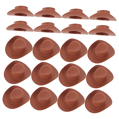 GETAJGHSD 20St Mini-Cowboyhut Kleiner Tierhut Miniaturhüte Haustier-Landhüte Puppe Cowboyhüte Kleiner Hut Spielzeug für Kinder kinderspielzeug Kleiner Miniaturhut Puppenhüte Plastik Brown GETAJGHSD 20St Mini-Cowboyhut Kleiner Tierhut Miniaturhüte Haustier-Landhüte Puppe Cowboyhüte Kleiner Hut Spielzeug für Kinder kinderspielzeug Kleiner Miniaturhut Puppenhüte Plastik Brown von GETAJGHSD