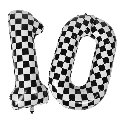 GETAJGHSD Racing Party Luftballons Dekorationen 10 Ballon Nummer Aluminium Folie Geburtstag Dekorationen Für Jungen GETAJGHSD Racing Party Luftballons Dekorationen 10 Ballon Nummer Aluminium Folie Geburtstag Dekorationen Für Jungen von GETAJGHSD