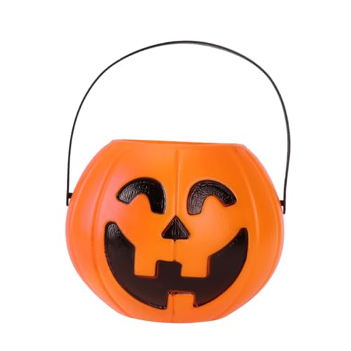 GETAJGHSD 3 Stück Teiliges Halloween Süßigkeitseimer mit Lächelndem Kürbisdesign Tragbar und Handlich als Dekoration und Candy Barrel für Halloween Party Geeignet GETAJGHSD 3 Stück Teiliges Halloween Süßigkeitseimer mit Lächelndem Kürbisdesign Tragbar und Handlich als Dekoration und Candy Barrel für Halloween Party Geeignet von GETAJGHSD