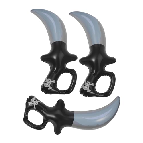 GETAJGHSD 3 Stücke Aufblasbares Geburtstagsspielzeug Performance Prop Cosplay Für Die Bühne Piratenparty Schwerter Aufblasbares Simuliertes Halloween Thema Gefälligkeiten GETAJGHSD 3 Stücke Aufblasbares Geburtstagsspielzeug Performance Prop Cosplay Für Die Bühne Piratenparty Schwerter Aufblasbares Simuliertes Halloween Thema Gefälligkeiten von GETAJGHSD