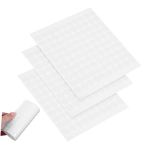 GETAJGHSD 300 Stück Transparent Runde Doppelseitige Klebepunkte Hochwertige Acryl Klebepads für DIY Basteln Foto und Posterbefestigung und Unsichtbar von GETAJGHSD