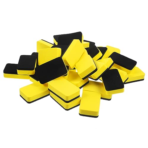 GETAJGHSD 36 Stück Teiliges Whiteboard Radiergummi für Klassenzimmer und Büro Tragbare Trockene Radierer Bunten Farben für Verschiedene Schreiboberflächen von GETAJGHSD