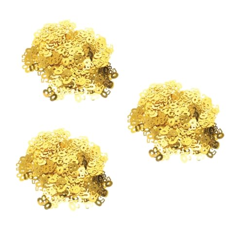 GETAJGHSD 3 Sets Party Konfetti Dekoration Nummer 50 Pailletten Für Geburtstag Jubiläum Feier 1200 Stück * 3 GETAJGHSD 3 Sets Party Konfetti Dekoration Nummer 50 Pailletten Für Geburtstag Jubiläum Feier 1200 Stück * 3 von GETAJGHSD