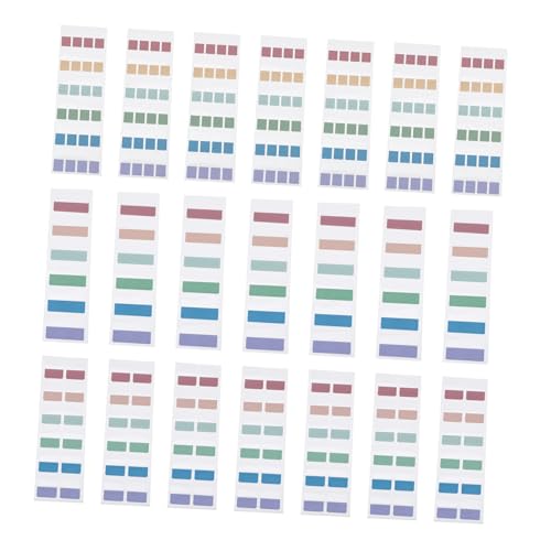 GETAJGHSD 3Packungen Fluoreszierende Haftnotizen Selbstklebende Memo Pads für Büro und Schule Große und Mittlere Sowie Kleine Praktische Notizen für Organisation von GETAJGHSD