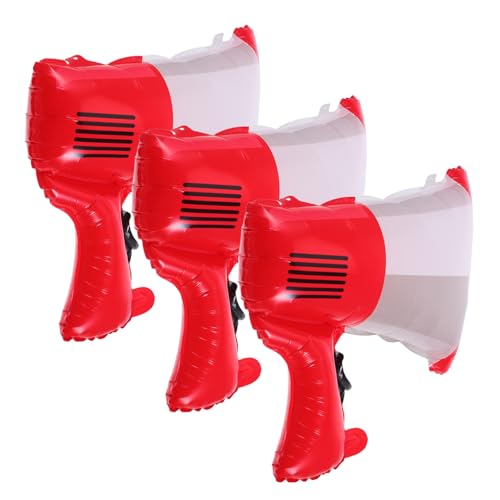 GETAJGHSD 3St Trompetenballon party zubehör luftballons groß Ballons für Feiern Dekorationen für Feuerwehrgeburtstage Spielzeughupe Bullhorn-Lenker -Megaphon Aluminiumfolie rot GETAJGHSD 3St Trompetenballon party zubehör luftballons groß Ballons für Feiern Dekorationen für Feuerwehrgeburtstage Spielzeughupe Bullhorn-Lenker -Megaphon Aluminiumfolie rot von GETAJGHSD