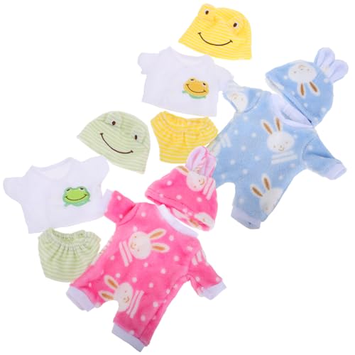 GETAJGHSD 4 Sets Puppen Strampelanzug, Reborn Babypuppenkleidung, Reborn Kleidung, Realistische Babypuppen, Rosa Hunde Pyjama, Reborn Babypuppen, Mädchen, Cabbage Patch Puppen Für Mädchen, GETAJGHSD 4 Sets Puppen Strampelanzug, Reborn Babypuppenkleidung, Reborn Kleidung, Realistische Babypuppen, Rosa Hunde Pyjama, Reborn Babypuppen, Mädchen, Cabbage Patch Puppen Für Mädchen, von GETAJGHSD