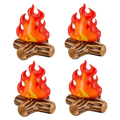 GETAJGHSD 4 Stück Aufblasbares Flammenmodell, Lagerspiele, Lagerfeuer, Feuer, Flammendekorationen, Camping Party Dekorationen, Feuer Requisite, Camping Dekorationen, Künstliches Feuer, GETAJGHSD 4 Stück Aufblasbares Flammenmodell, Lagerspiele, Lagerfeuer, Feuer, Flammendekorationen, Camping Party Dekorationen, Feuer Requisite, Camping Dekorationen, Künstliches Feuer, von GETAJGHSD