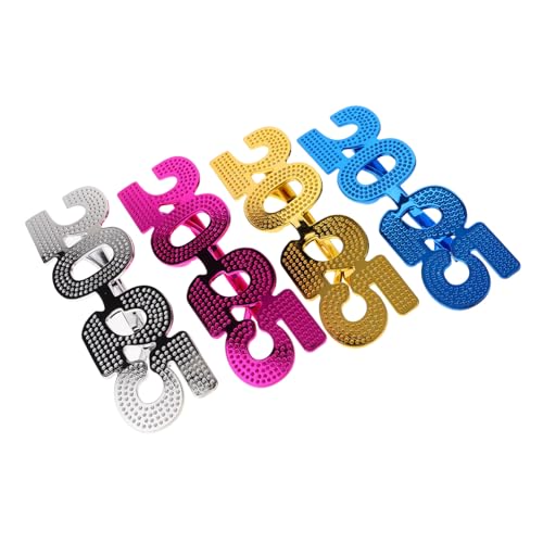 GETAJGHSD 4 Stück Digitale Neujahrsbrillen 2025 Sonnenbrillen Neujahrsbrillen Augendekoration Brillen Requisiten Neujahrsbrillen Kunststoff 2025 Brillen Party Brillen Requisiten GETAJGHSD 4 Stück Digitale Neujahrsbrillen 2025 Sonnenbrillen Neujahrsbrillen Augendekoration Brillen Requisiten Neujahrsbrillen Kunststoff 2025 Brillen Party Brillen Requisiten von GETAJGHSD