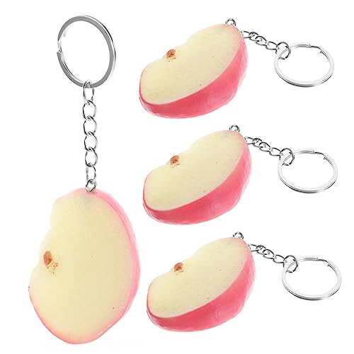 GETAJGHSD 4 Stück Schlüsselanhänger Mit Apfelchip , Dekoration , Schlüsselornament , Taschendekoration , Obstbeutel Anhänger , Dekorativer Taschenanhänger , Schlüsselanhänger Für , Schlüssel GETAJGHSD 4 Stück Schlüsselanhänger Mit Apfelchip , Dekoration , Schlüsselornament , Taschendekoration , Obstbeutel Anhänger , Dekorativer Taschenanhänger , Schlüsselanhänger Für , Schlüssel von GETAJGHSD