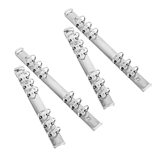 GETAJGHSD 4 Stück Teiliges Metallbinder Ringe für Lose und Kompatibel Kreative Büromaterialien zur Dokumentenorganisation Langlebig und Leicht zu Verstauen GETAJGHSD 4 Stück Teiliges Metallbinder Ringe für Lose und Kompatibel Kreative Büromaterialien zur Dokumentenorganisation Langlebig und Leicht zu Verstauen von GETAJGHSD