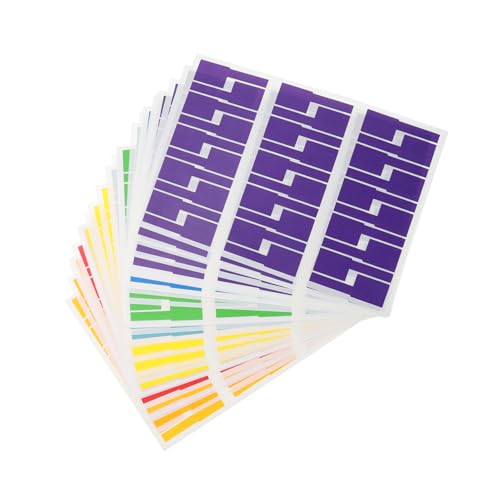 GETAJGHSD 40 Blatt Kabelbeschriftungsset Selbstklebende für Einfache Kabelorganisation für Elektronik Computer GETAJGHSD 40 Blatt Kabelbeschriftungsset Selbstklebende für Einfache Kabelorganisation für Elektronik Computer von GETAJGHSD