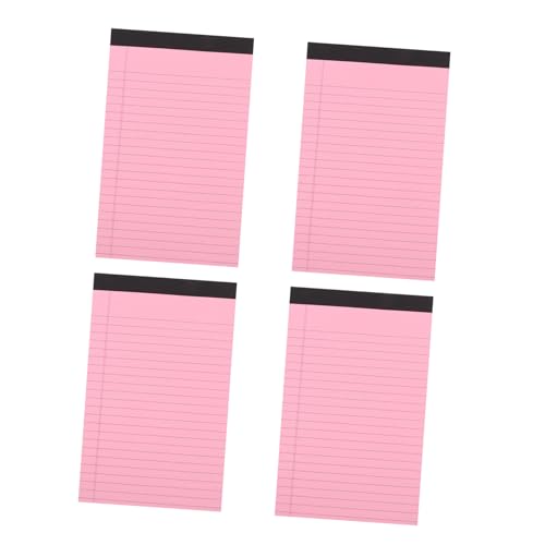 GETAJGHSD 4Pcs Stück Für Tear Off Papier For Notebook Arbeit Supplies Multi Use Convenient College Linierter Juristischer Notizblock Büro Notizblöcke Portable Lined Liniertes Notizblöcke von GETAJGHSD
