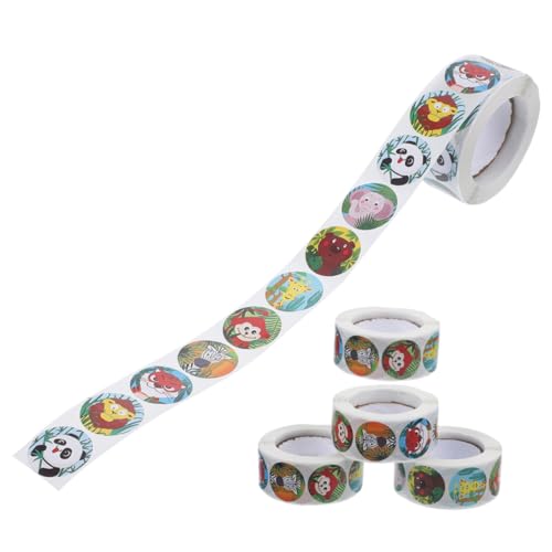GETAJGHSD 5 Rollen Anreizaufkleber Geschenkaufkleber Klebeaufkleber Belohnungsaufkleber Ermutigungsaufkleber Hausaufgabenaufkleber Hausaufgabenermutigungsdekor Positive Aufkleber von GETAJGHSD