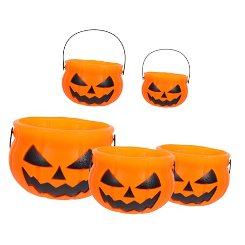 GETAJGHSD 5 Stück Kürbiseimer, Halloween Dekoration, Party Süßigkeiteneimer, Kreativer Süßigkeiteneimer, Halloween Kürbis Süßigkeiteneimer, Eimer Für Party, Halloween Zubehör, Halloween GETAJGHSD 5 Stück Kürbiseimer, Halloween Dekoration, Party Süßigkeiteneimer, Kreativer Süßigkeiteneimer, Halloween Kürbis Süßigkeiteneimer, Eimer Für Party, Halloween Zubehör, Halloween von GETAJGHSD
