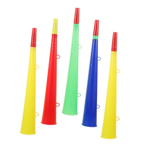 GETAJGHSD 5 Stück Kunststoff Lautsprecher, Lustige Trompeten, Spielhorn, Stadionhorn, Jubel Trompeten, Spielzeug, Geräuschmacher Für Sportveranstaltungen, Spiel Trompete, Fußballhorn, GETAJGHSD 5 Stück Kunststoff Lautsprecher, Lustige Trompeten, Spielhorn, Stadionhorn, Jubel Trompeten, Spielzeug, Geräuschmacher Für Sportveranstaltungen, Spiel Trompete, Fußballhorn, von GETAJGHSD