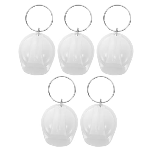 GETAJGHSD 5 Stück Mini-bauarbeiterhut-schlüsselanhänger: Kleine Helmanhänger, Schlüsselanhänger, Deko, Tasche, Hängedekoration – Bauarbeiter-party- von GETAJGHSD