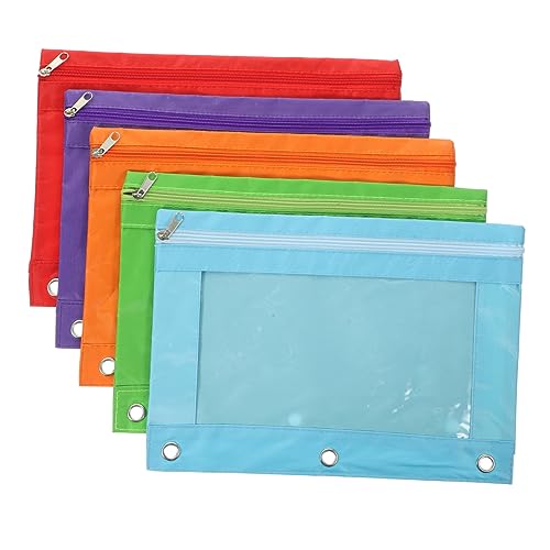 GETAJGHSD 5 Stück Teiliges Federmäppchen mit Reißverschluss Dokumenten Organizer aus Oxford für Büro Reise zur Aufbewahrung von Stiften Rechnungen Rot Orange Neon Grün Himmelblau GETAJGHSD 5 Stück Teiliges Federmäppchen mit Reißverschluss Dokumenten Organizer aus Oxford für Büro Reise zur Aufbewahrung von Stiften Rechnungen Rot Orange Neon Grün Himmelblau von GETAJGHSD