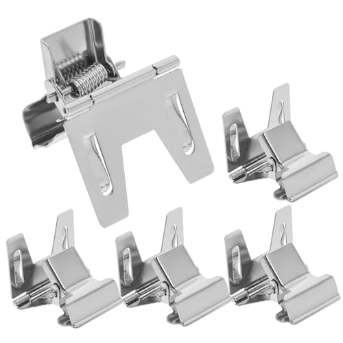GETAJGHSD 50 Stück Etikettenclips, Supermarkt Displayclips, Etikettenhalter Klemmen, Metallschildhalter, Metalletikettenclips, Etikettenhalter, Metalletikettenhalter, Etikettenclips, von GETAJGHSD