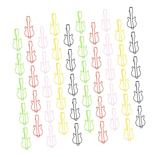 GETAJGHSD 50 Stück Gitarren Büroklammern, Musiknotenklammern, Papiernotizklammern, Süße Büroklammern, Bunte Musik Büroklammern, Musikalische Metall Lesezeichen, Dekorative Büroklammern, GETAJGHSD 50 Stück Gitarren Büroklammern, Musiknotenklammern, Papiernotizklammern, Süße Büroklammern, Bunte Musik Büroklammern, Musikalische Metall Lesezeichen, Dekorative Büroklammern, von GETAJGHSD