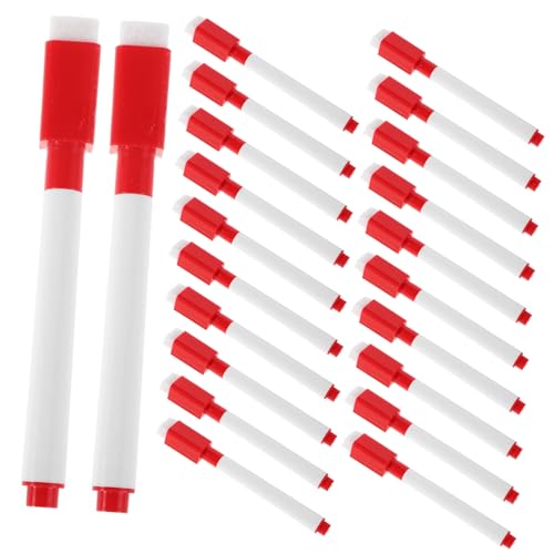 GETAJGHSD 50 Stück Magnetische Whiteboard Marker mit Radiergummi Spitze Rote Trockenlöschmarker für Schule Büro und Zuhause Einfach Abwischbar Präzises Schreiben GETAJGHSD 50 Stück Magnetische Whiteboard Marker mit Radiergummi Spitze Rote Trockenlöschmarker für Schule Büro und Zuhause Einfach Abwischbar Präzises Schreiben von GETAJGHSD
