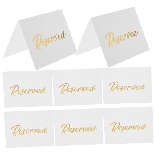 GETAJGHSD 50 Stück Reserviert Tischkarten Schilder Für Hochzeiten, Reserviert Schilder Für Restauranttische, Hochzeitsplätze Schilder, Papier Reserviert Schilder Für Hochzeiten, GETAJGHSD 50 Stück Reserviert Tischkarten Schilder Für Hochzeiten, Reserviert Schilder Für Restauranttische, Hochzeitsplätze Schilder, Papier Reserviert Schilder Für Hochzeiten, von GETAJGHSD