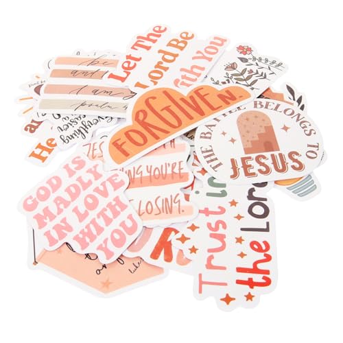 GETAJGHSD 50 Stück wasserfeste dekorative Aufkleber Abziehbilder zum Basteln christliche Osteraufkleber christliche Aufkleber christliche Sticker Cartoon-Aufkleber Laptop-Aufkleber Papier GETAJGHSD 50 Stück wasserfeste dekorative Aufkleber Abziehbilder zum Basteln christliche Osteraufkleber christliche Aufkleber christliche Sticker Cartoon-Aufkleber Laptop-Aufkleber Papier von GETAJGHSD
