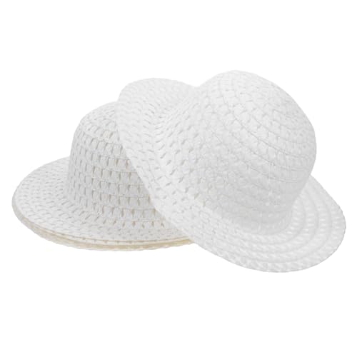 GETAJGHSD 5st Strohhutmalerei Für Kinder Mini-strohhut Lustige Kindermützen Große Strohhüte Sombrero-strohhut Strohhüte Groß Cowboyhut Aus Stroh Sommermütze Aus Stroh Puppenhüte Weiß GETAJGHSD 5st Strohhutmalerei Für Kinder Mini-strohhut Lustige Kindermützen Große Strohhüte Sombrero-strohhut Strohhüte Groß Cowboyhut Aus Stroh Sommermütze Aus Stroh Puppenhüte Weiß von GETAJGHSD