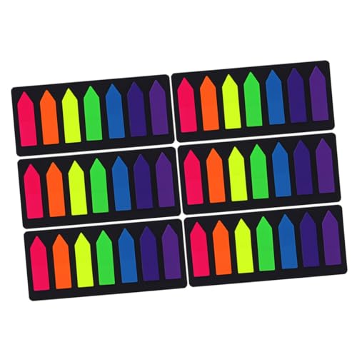 GETAJGHSD 6 Sätze Farbenfrohe Haftnotizen Teiliges Selbstklebendes Memo für Büro und Zuhause Praktische Index Sticker für Notizen und Wichtige Informationen Leicht und Tragbar GETAJGHSD 6 Sätze Farbenfrohe Haftnotizen Teiliges Selbstklebendes Memo für Büro und Zuhause Praktische Index Sticker für Notizen und Wichtige Informationen Leicht und Tragbar von GETAJGHSD