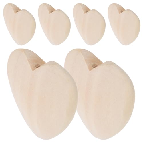 GETAJGHSD 6 Stück Holzperlen, Liebesperlen, Unvollendete Herzperlen, Unbemalte Valentinstagsperlen, Nachhaltige Holzperlen, Holzbastelperlen, Holzperlenzubehör, Holzornamentperlen, GETAJGHSD 6 Stück Holzperlen, Liebesperlen, Unvollendete Herzperlen, Unbemalte Valentinstagsperlen, Nachhaltige Holzperlen, Holzbastelperlen, Holzperlenzubehör, Holzornamentperlen, von GETAJGHSD