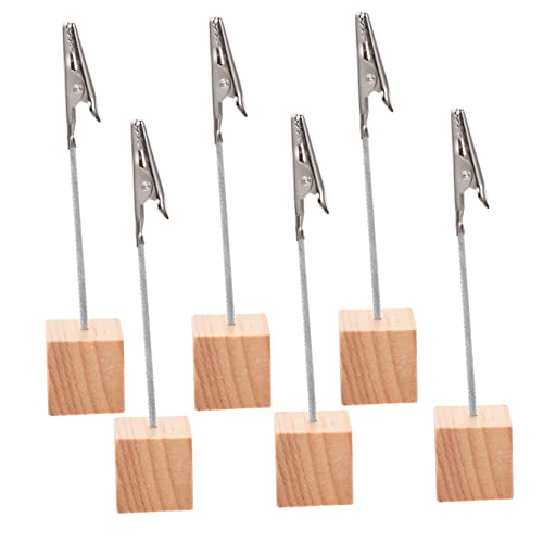 GETAJGHSD 6 Stück Teiliges Vintage Alligator Clips für Büro Memo Clips und Postkartenhalter Praktische und Farbenfrohe Tischaccessoires zur Organisation von Notizen und von GETAJGHSD