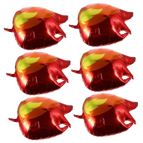 GETAJGHSD 6 Teiliges Flammenballon Set, Partyballons, Dekorationen, Camping Partydekorationen, Feuerwehrmann Partygeschenke, Feuerwehrauto Partydekorationen, Flammen Partygeschenke, Flammen GETAJGHSD 6 Teiliges Flammenballon Set, Partyballons, Dekorationen, Camping Partydekorationen, Feuerwehrmann Partygeschenke, Feuerwehrauto Partydekorationen, Flammen Partygeschenke, Flammen von GETAJGHSD