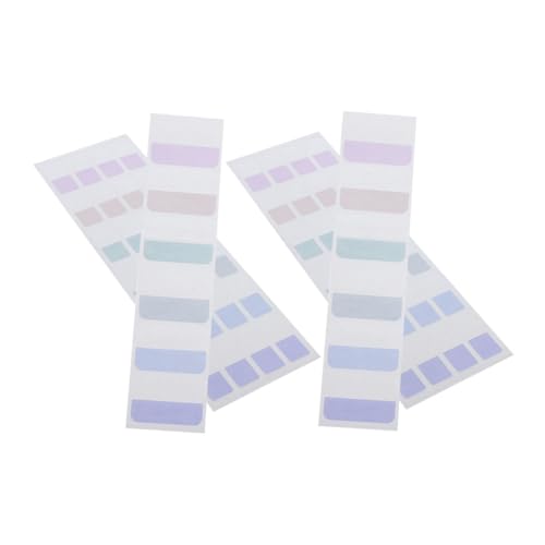 GETAJGHSD 600 Stück Haftnotizen Bunte Tragbare Index Tabs für Bücher und Notizen Selbstklebende Seitenmarker für Effektives Lernen und Büroorganisation von GETAJGHSD