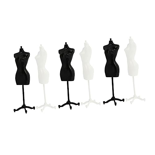 GETAJGHSD 6Stücke Puppenständer Modell für Puppenkleider für Kreative Spielereien und Hausdekoration Robustes Kunststoffmaterial Fördert Fantasie GETAJGHSD 6Stücke Puppenständer Modell für Puppenkleider für Kreative Spielereien und Hausdekoration Robustes Kunststoffmaterial Fördert Fantasie von GETAJGHSD