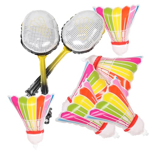 GETAJGHSD 8 Stück Teiliges Aufblasbare Badmintonballons Aluminium Folienballons für Sport Mottopartys Dekoration für Geburtstagsfeiern Einfach Aufzuhängen Vielseitig für Drinnen und Draußen GETAJGHSD 8 Stück Teiliges Aufblasbare Badmintonballons Aluminium Folienballons für Sport Mottopartys Dekoration für Geburtstagsfeiern Einfach Aufzuhängen Vielseitig für Drinnen und Draußen von GETAJGHSD