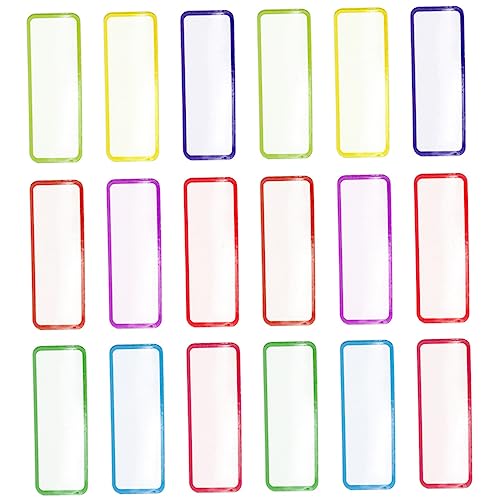 GETAJGHSD 81 Stück Magnetische Beschriftungsetiketten Wiederbeschreibbare Namensschilder für Whiteboard Kühlschrank und Schließfächer Vielseitige Praktische Lösung für Schule Büro und von GETAJGHSD