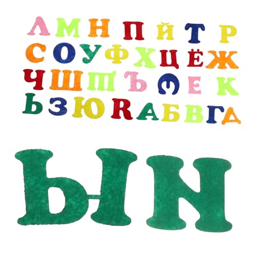 GETAJGHSD Alphabet Aufkleber Set für Selbstklebende Russische Buchstabensticker für Kreative Wanddekoration und Frühkindliche Bildung Farbenfroh und Einfach Anzuwenden von GETAJGHSD