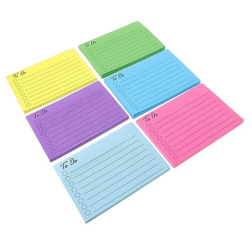GETAJGHSD Bunte Haftnotizen Praktische Memo Pads für Schule und Büro Selbstklebend Wiederverwendbar Farben Blau Dunkelgrün Hellblau Gelb für To Do Listen und Wichtige Erinnerungen von GETAJGHSD