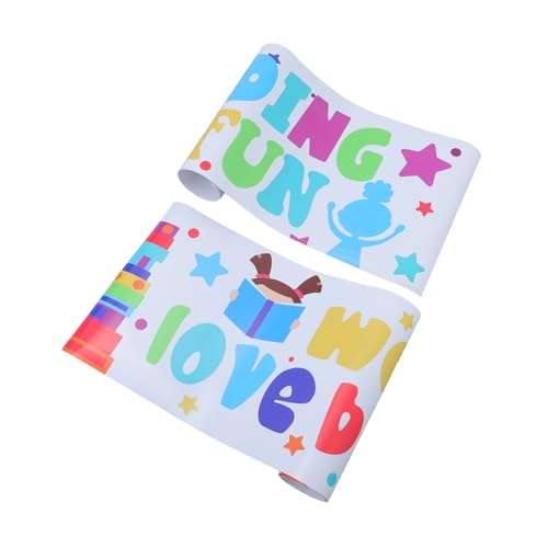 GETAJGHSD Bunte PVC Klassenzimmer Banner für Kindergarten und Vorschule Motivationsdekor für Lehrer GETAJGHSD Bunte PVC Klassenzimmer Banner für Kindergarten und Vorschule Motivationsdekor für Lehrer von GETAJGHSD