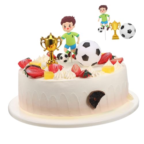 GETAJGHSD Dekoration Bunte Faderesistente Fußball Party Cake Topper für Kindergeburtstag Passend für Verschiedene Kuchen Lebendige Farben für Sportliche Feiern GETAJGHSD Dekoration Bunte Faderesistente Fußball Party Cake Topper für Kindergeburtstag Passend für Verschiedene Kuchen Lebendige Farben für Sportliche Feiern von GETAJGHSD