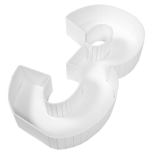 GETAJGHSD Digitaler Ballonrahmen 3D Zahlenballonrahmen Für Geburtstagsfeier Geburtstagsballons Ballonboxen Zahlen Ballonzahlen 3D Zahlenschild Zahlenschild Ballonrahmenbrett Weiß GETAJGHSD Digitaler Ballonrahmen 3D Zahlenballonrahmen Für Geburtstagsfeier Geburtstagsballons Ballonboxen Zahlen Ballonzahlen 3D Zahlenschild Zahlenschild Ballonrahmenbrett Weiß von GETAJGHSD