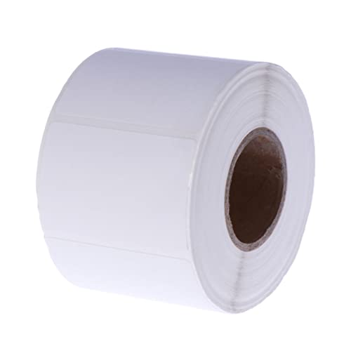 GETAJGHSD Farbige Thermotransferetiketten Selbstklebende Blanko Sticker für Büro und Küche Wasserfest und Ölbeständig für Lebensmittel und Tiefkühlprodukte von GETAJGHSD
