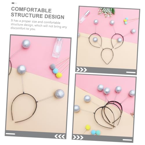 GETAJGHSD Glitzernde Antennen Haarreif mit Schimmernden Kugeln Komfortabel und Langlebig als Kopfschmuck für Party Cosplay und Kostümzubehör Geeignet für Damen und Festliche Anlässe GETAJGHSD Glitzernde Antennen Haarreif mit Schimmernden Kugeln Komfortabel und Langlebig als Kopfschmuck für Party Cosplay und Kostümzubehör Geeignet für Damen und Festliche Anlässe von GETAJGHSD