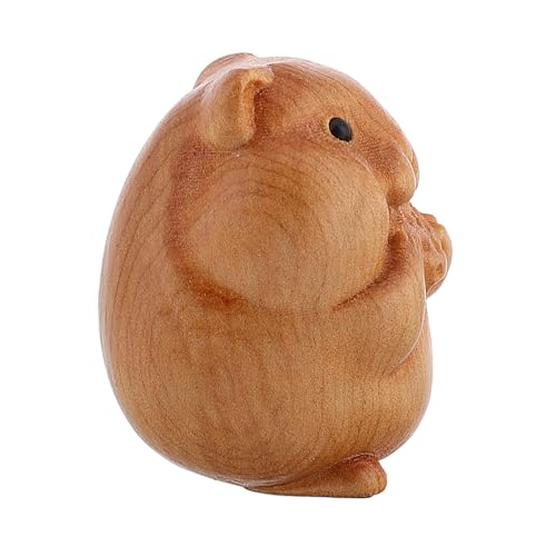 GETAJGHSD Handgefertigte Mini-Hamster-holzskulptur – Sammlerstück Wohndekoration GETAJGHSD Handgefertigte Mini-Hamster-holzskulptur – Sammlerstück Wohndekoration von GETAJGHSD