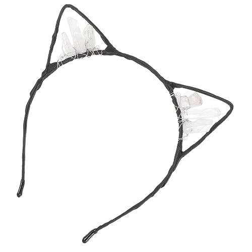 GETAJGHSD Cosplay-kopfbedeckung Mit Katzenohren Stirnband Mit Kristalldetails Für Haar-accessoires GETAJGHSD Cosplay-kopfbedeckung Mit Katzenohren Stirnband Mit Kristalldetails Für Haar-accessoires von GETAJGHSD