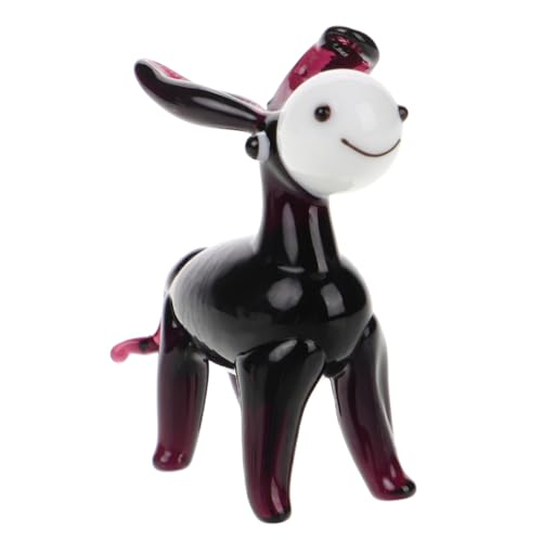 GETAJGHSD Kleine Esel-Ornamente Stehende Eselstatue Bauernhoftiere Desktop-Esel-Dekoration Esel-schmuck Kleines Eselmodell Esel Kuchendeckel Figur Nutztiere Glas Black GETAJGHSD Kleine Esel-Ornamente Stehende Eselstatue Bauernhoftiere Desktop-Esel-Dekoration Esel-schmuck Kleines Eselmodell Esel Kuchendeckel Figur Nutztiere Glas Black von GETAJGHSD